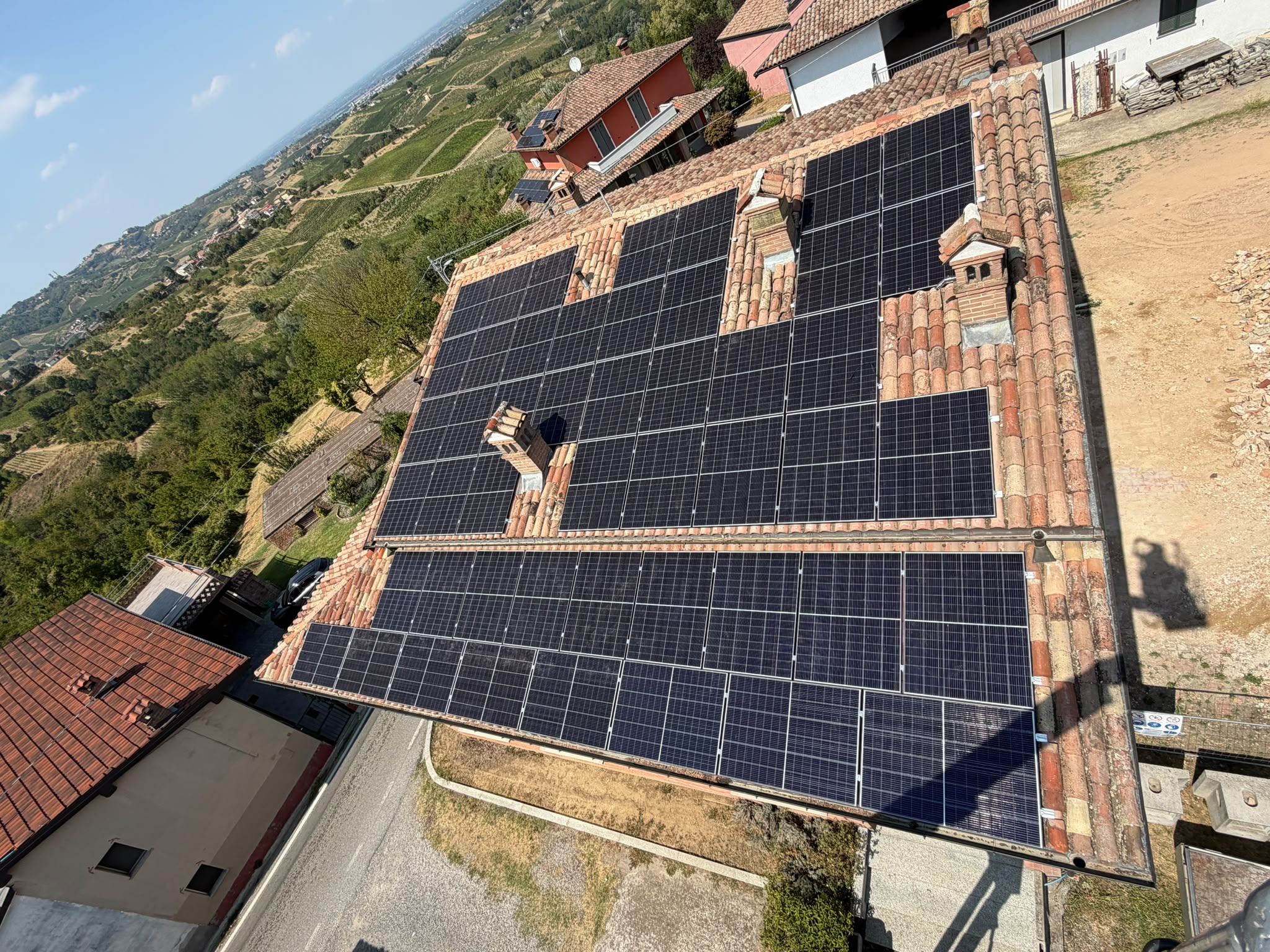 Fotovoltaico sulle coperture dell’Azienda Agricola Belcredi