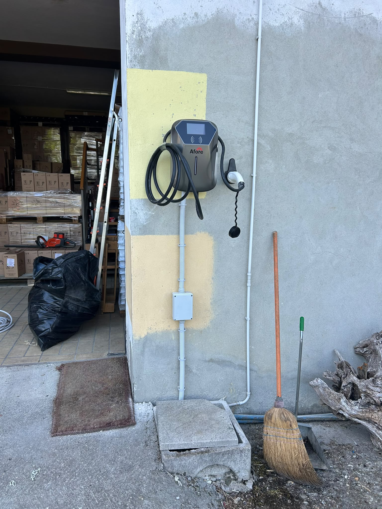 Wallbox installata presso Tenuta Belvedere